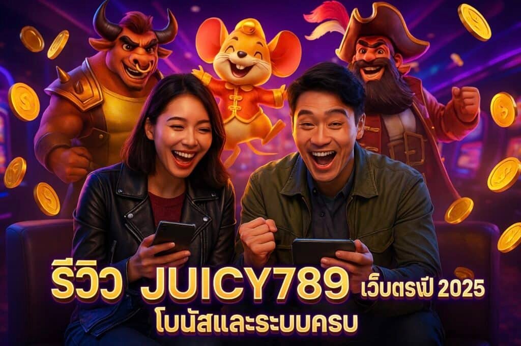 รีวิว JUICY789 เว็บตรงปี 2025 โบนัสและระบบครบ